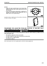 Preview for 241 page of Komatsu PC210-11 Operation & Maintenance Manual