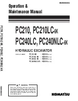 Komatsu PC210 Operation & Maintenance Manual предпросмотр