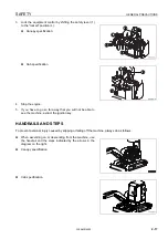 Предварительный просмотр 45 страницы Komatsu PC22MR-3 Operation & Maintenance Manual