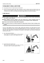 Предварительный просмотр 54 страницы Komatsu PC22MR-3 Operation & Maintenance Manual