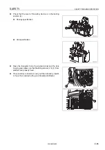 Предварительный просмотр 61 страницы Komatsu PC22MR-3 Operation & Maintenance Manual