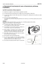 Предварительный просмотр 74 страницы Komatsu PC22MR-3 Operation & Maintenance Manual