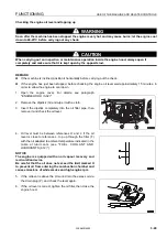 Предварительный просмотр 137 страницы Komatsu PC22MR-3 Operation & Maintenance Manual