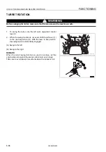 Предварительный просмотр 162 страницы Komatsu PC22MR-3 Operation & Maintenance Manual