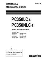 Komatsu PC350LC-8 Operation & Maintenance Manual предпросмотр