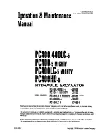 Komatsu PC400 Operation & Maintenance Manual preview