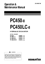 Preview for 1 page of Komatsu PC450-8 Operation & Maintenance Manual