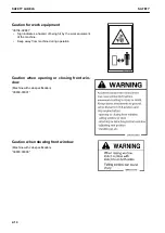 Предварительный просмотр 21 страницы Komatsu PC45MR-30403 Operation And Maintenance Manual