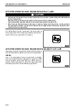 Предварительный просмотр 91 страницы Komatsu PC45MR-30403 Operation And Maintenance Manual