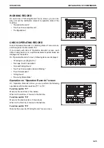 Предварительный просмотр 106 страницы Komatsu PC45MR-30403 Operation And Maintenance Manual