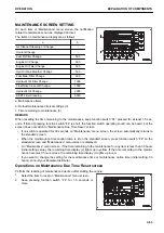 Предварительный просмотр 124 страницы Komatsu PC45MR-30403 Operation And Maintenance Manual