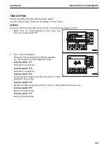 Предварительный просмотр 130 страницы Komatsu PC45MR-30403 Operation And Maintenance Manual