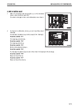 Предварительный просмотр 136 страницы Komatsu PC45MR-30403 Operation And Maintenance Manual