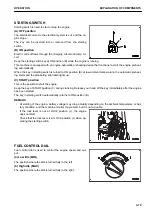 Предварительный просмотр 140 страницы Komatsu PC45MR-30403 Operation And Maintenance Manual