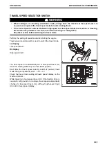 Предварительный просмотр 142 страницы Komatsu PC45MR-30403 Operation And Maintenance Manual