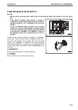 Предварительный просмотр 144 страницы Komatsu PC45MR-30403 Operation And Maintenance Manual