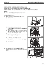 Предварительный просмотр 194 страницы Komatsu PC45MR-30403 Operation And Maintenance Manual