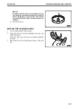 Предварительный просмотр 208 страницы Komatsu PC45MR-30403 Operation And Maintenance Manual