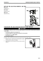 Предварительный просмотр 214 страницы Komatsu PC45MR-30403 Operation And Maintenance Manual