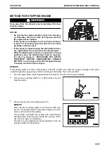 Предварительный просмотр 230 страницы Komatsu PC45MR-30403 Operation And Maintenance Manual