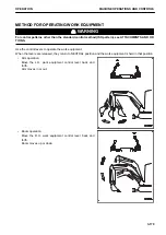 Предварительный просмотр 240 страницы Komatsu PC45MR-30403 Operation And Maintenance Manual