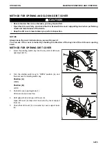 Предварительный просмотр 266 страницы Komatsu PC45MR-30403 Operation And Maintenance Manual