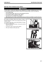 Предварительный просмотр 366 страницы Komatsu PC45MR-30403 Operation And Maintenance Manual