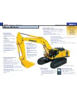 Предварительный просмотр 2 страницы Komatsu PC600-8 BACKHOE Brochure