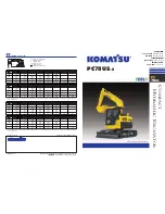 Komatsu PC78US-8 Brochure preview