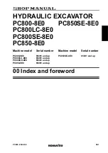 Preview for 11 page of Komatsu PC800 -8E0 Shop Manual