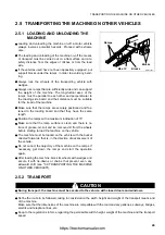 Preview for 51 page of Komatsu WB93R-5 Operation & Maintenance Manual