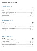 Preview for 2 page of Komet MicroKom hi.flex Operating Instructions Manual