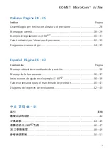 Preview for 3 page of Komet MicroKom hi.flex Operating Instructions Manual