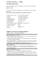 Preview for 6 page of Komet MicroKom M040 Operating Instructions Manual