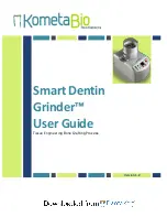 Предварительный просмотр 1 страницы KometaBio Smart Dentin Grinder User Manual