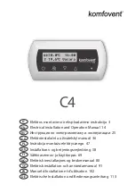 Komfovent C4 Installation And Operation Manual preview