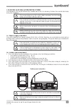 Предварительный просмотр 21 страницы Komfovent C6.1 Installation And Operation Manual