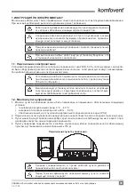 Предварительный просмотр 39 страницы Komfovent C6.1 Installation And Operation Manual