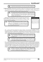 Предварительный просмотр 51 страницы Komfovent C6.1 Installation And Operation Manual