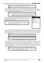 Предварительный просмотр 87 страницы Komfovent C6.1 Installation And Operation Manual