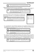 Предварительный просмотр 105 страницы Komfovent C6.1 Installation And Operation Manual