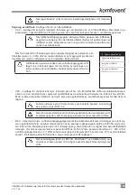 Предварительный просмотр 123 страницы Komfovent C6.1 Installation And Operation Manual