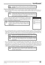 Предварительный просмотр 195 страницы Komfovent C6.1 Installation And Operation Manual