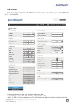 Preview for 31 page of Komfovent DOMEKT C8 automation User Manual