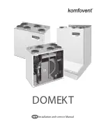 Komfovent DOMEKT R 200 V Installation And Service Manual preview