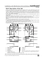 Preview for 5 page of Komfovent DOMEKT ReGO 200VE-B Installation And Maintenance Manual