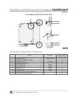 Preview for 8 page of Komfovent DOMEKT ReGO 200VE-B Installation And Maintenance Manual