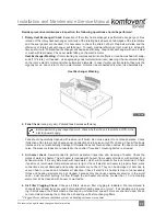 Preview for 11 page of Komfovent DOMEKT ReGO 200VE-B Installation And Maintenance Manual