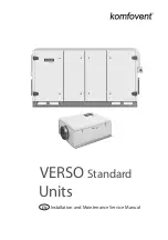 Preview for 1 page of Komfovent VERSO CF 1000 UH Installation And Maintenance Service Manual