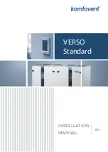 Komfovent VERSO CF Installation Manual preview